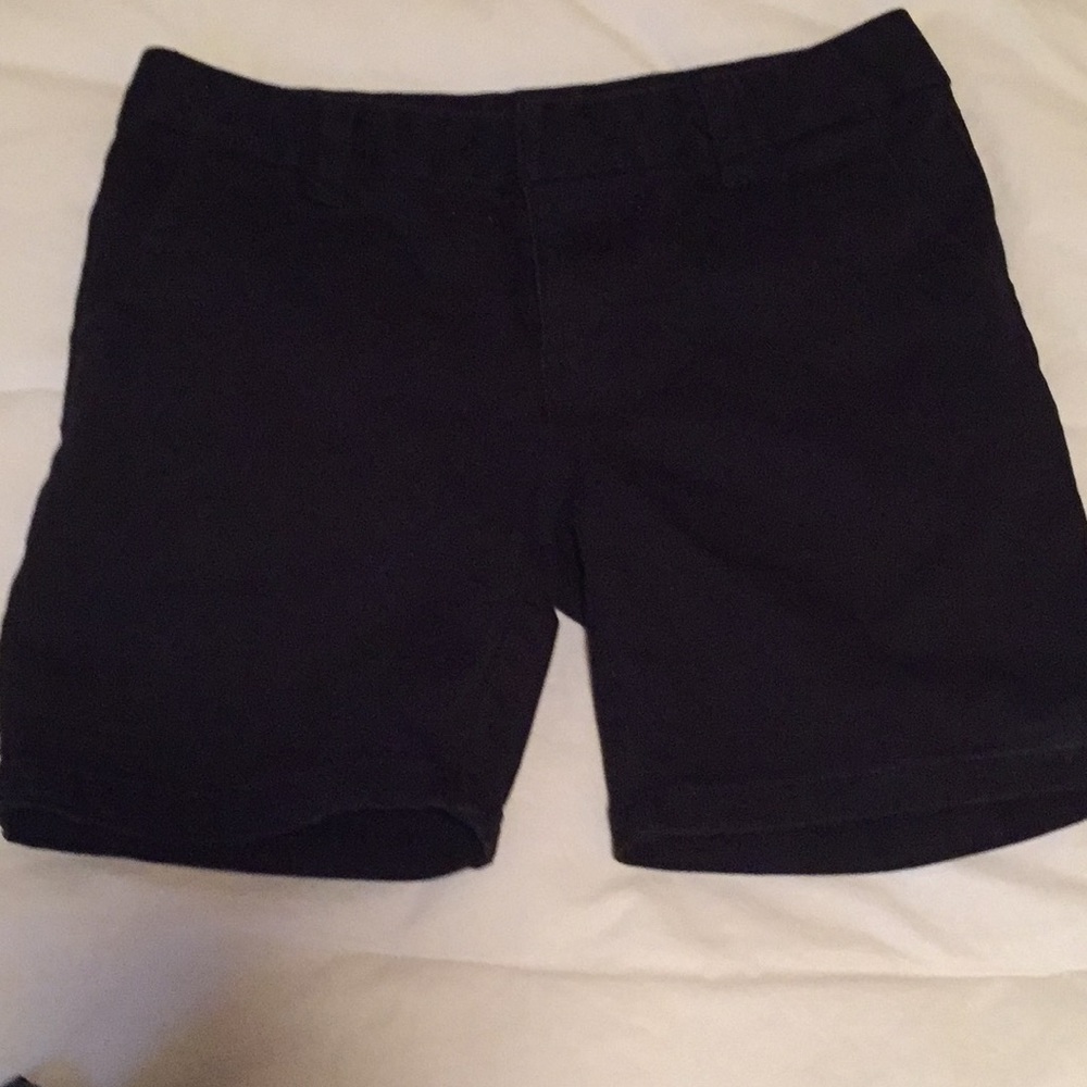 Black uniform shorts